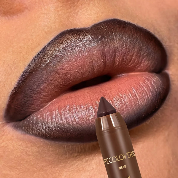 Velvet Contouring Lip Liner Crayon, Matte Tapered Gradient Lipstick Pen