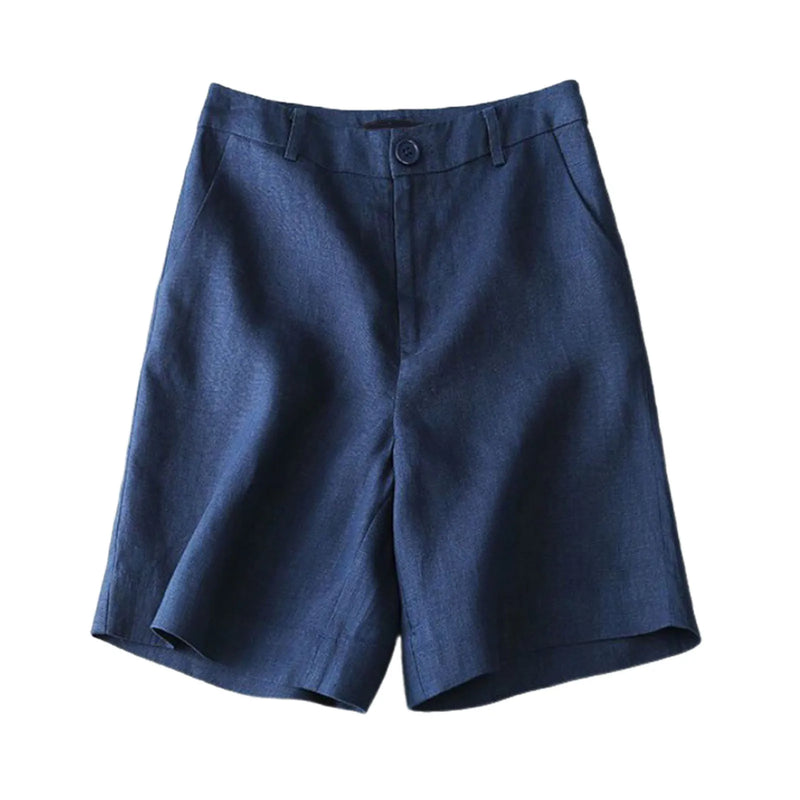 summer Cotton linen tall waist wide leg pants