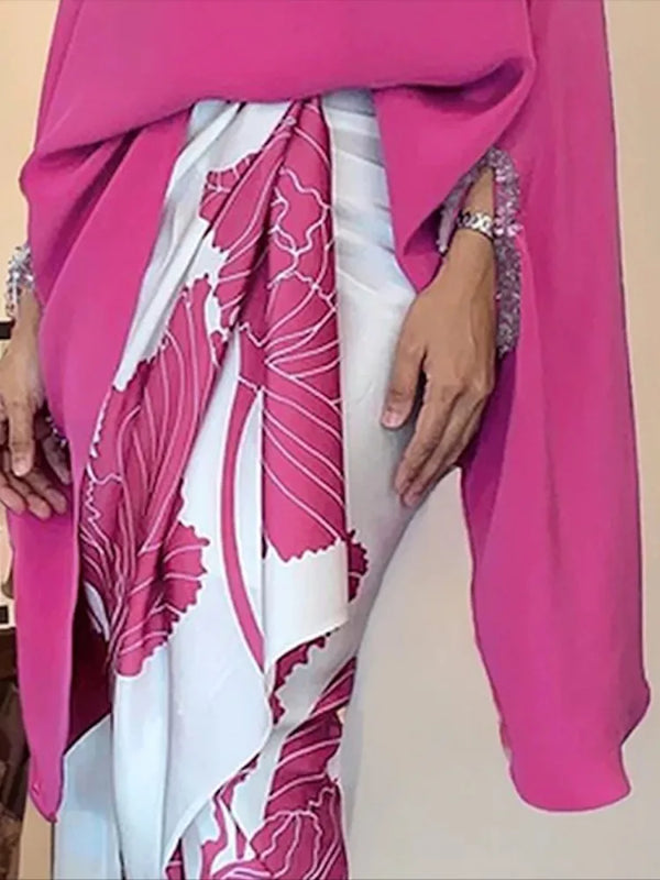 Solid Color Irregular Clipping Stand Collar Top