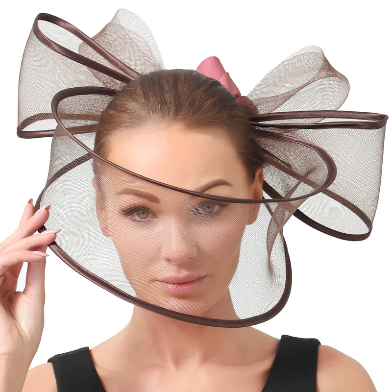 New Elegant Fascinator Wedding Pillbox Hat