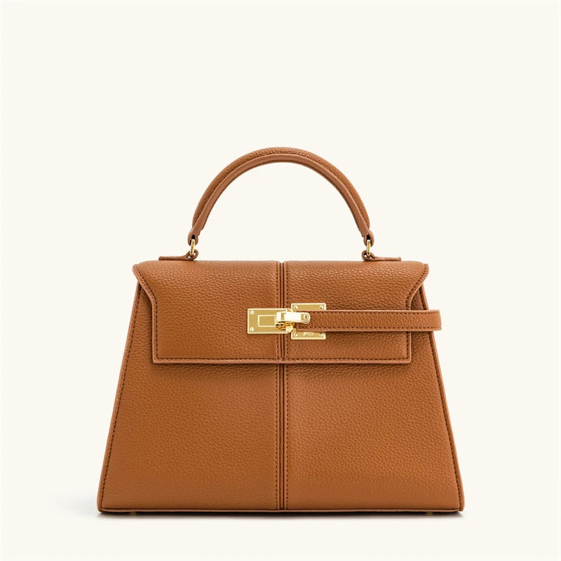 Burgundy Large Square Crossbody Bag