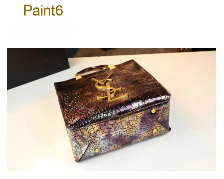 Spring Elegant all-match alligator pattern bag
