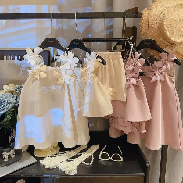 2-7 Years Flower Princess Dress