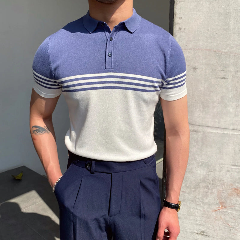 Summer Cotton Men Polo Shirt Business