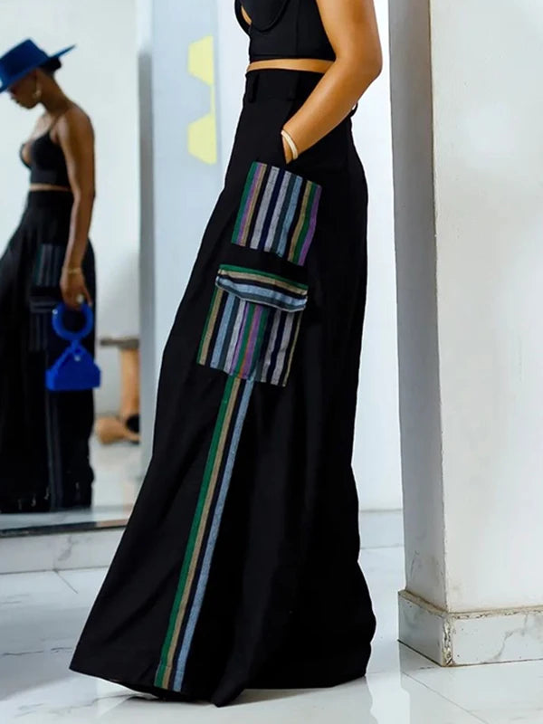 Krisstarsgirls Baggy Wide Leg Pants Summer