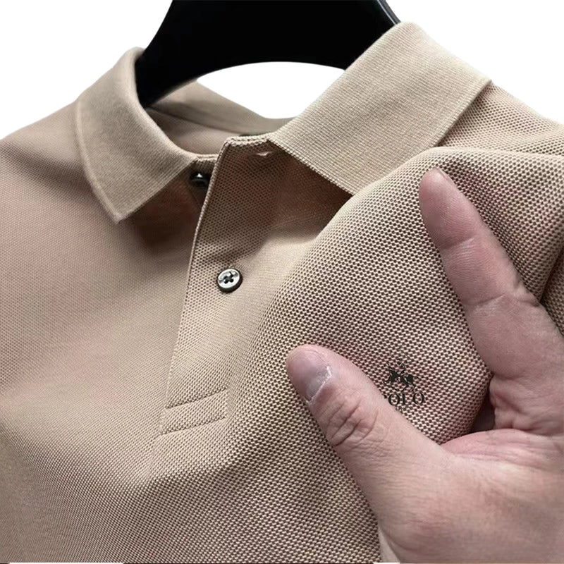 Business Polo high-quality short sleeved