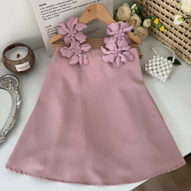 2-7 Years Flower Princess Dress