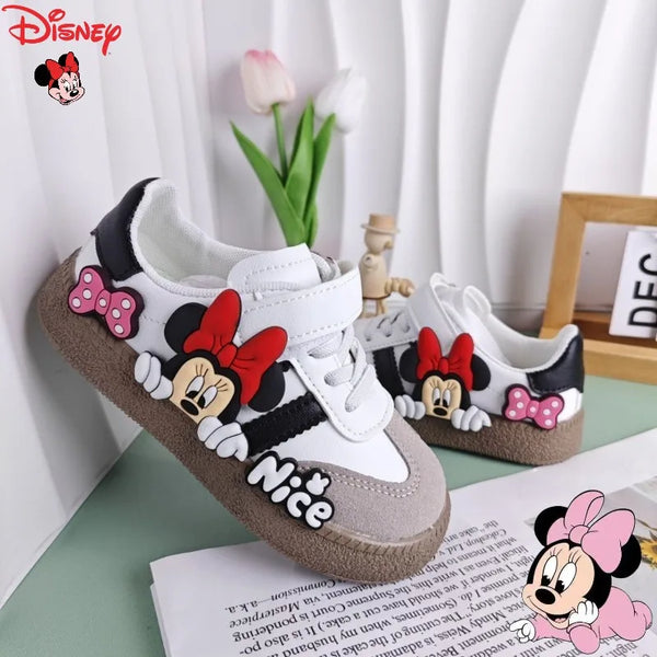 Cute Disney Minnie children's sweet creative cartoon shoes