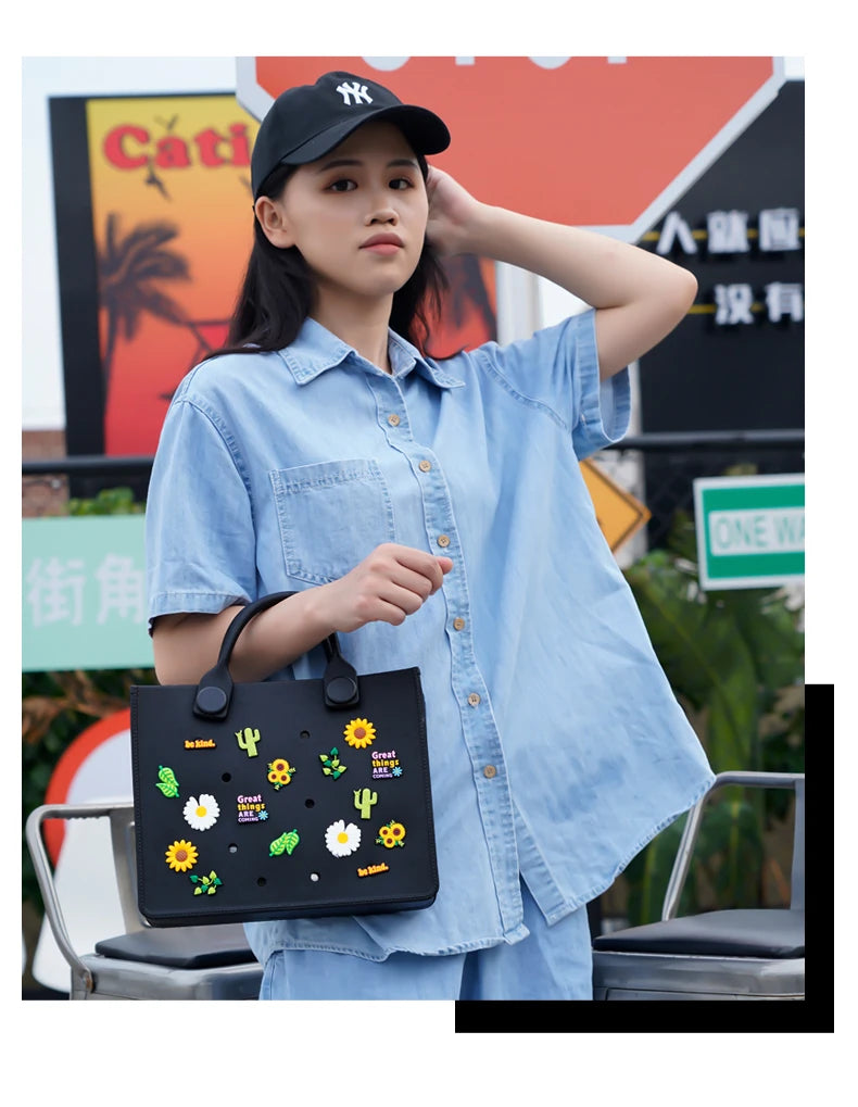 EVA Large Rubber Shoulder Bag