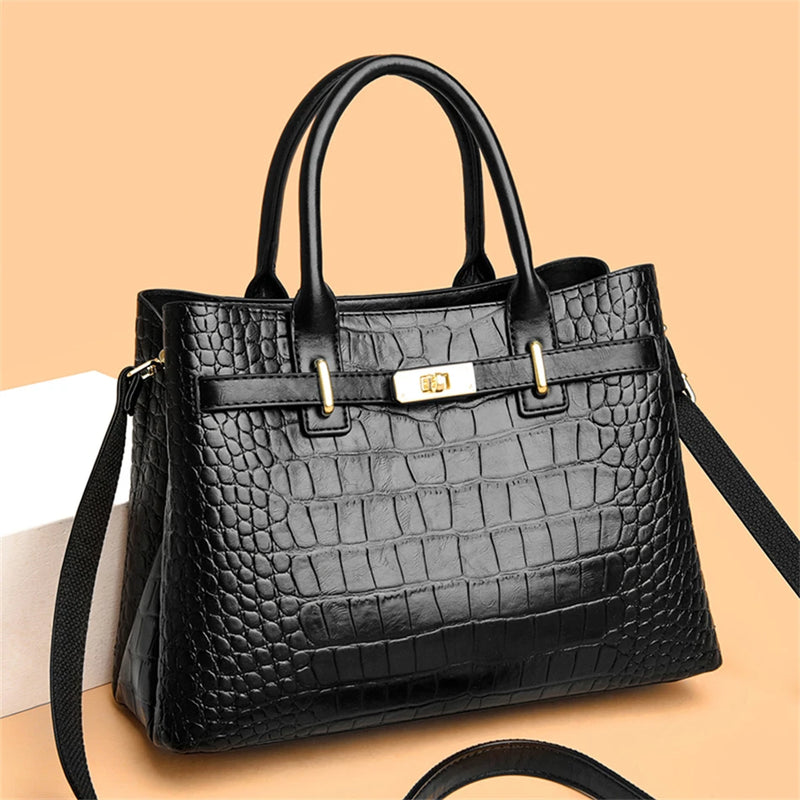 Soft Leather Designer Handbag