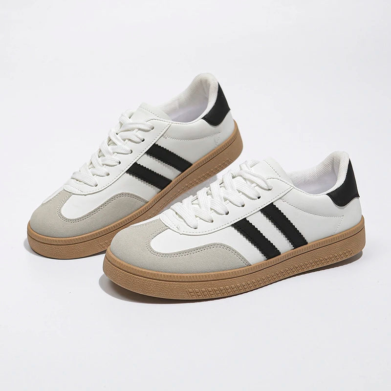 Round toe sports running work vulcanized shoes