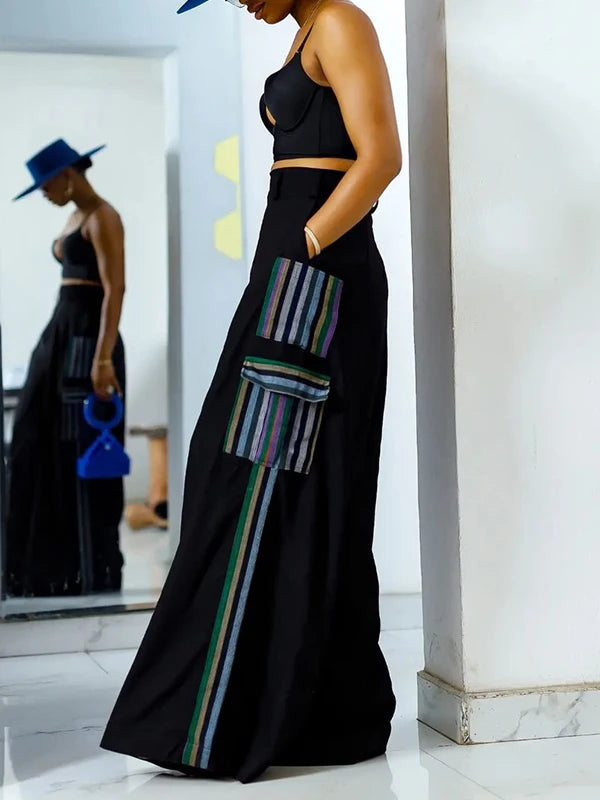 Krisstarsgirls Baggy Wide Leg Pants Summer