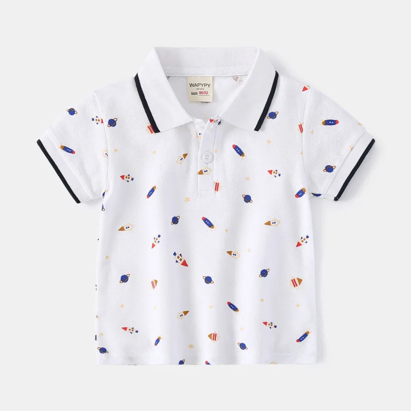 Polo Shirts Luxury Stand Collar Sport