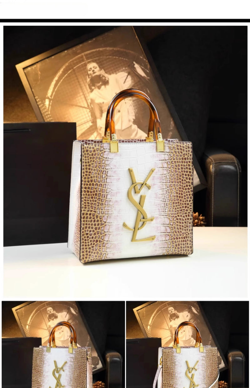 Spring Elegant all-match alligator pattern bag