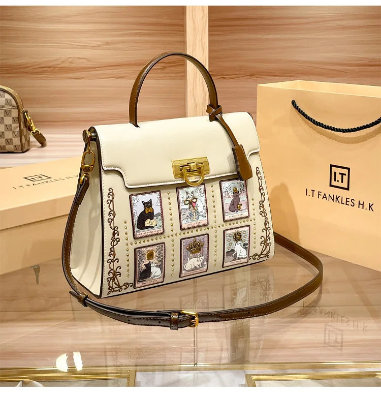 Women's Luxury high-end Designer Retro Crossbody Shoulder Bag