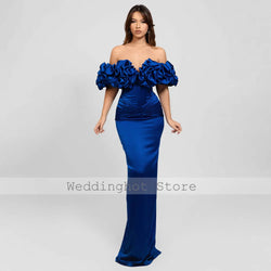 Elegant Off the Shoulder Sheath Long Backless Dress