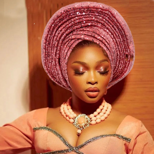 Readymade Autogele Turban Cap