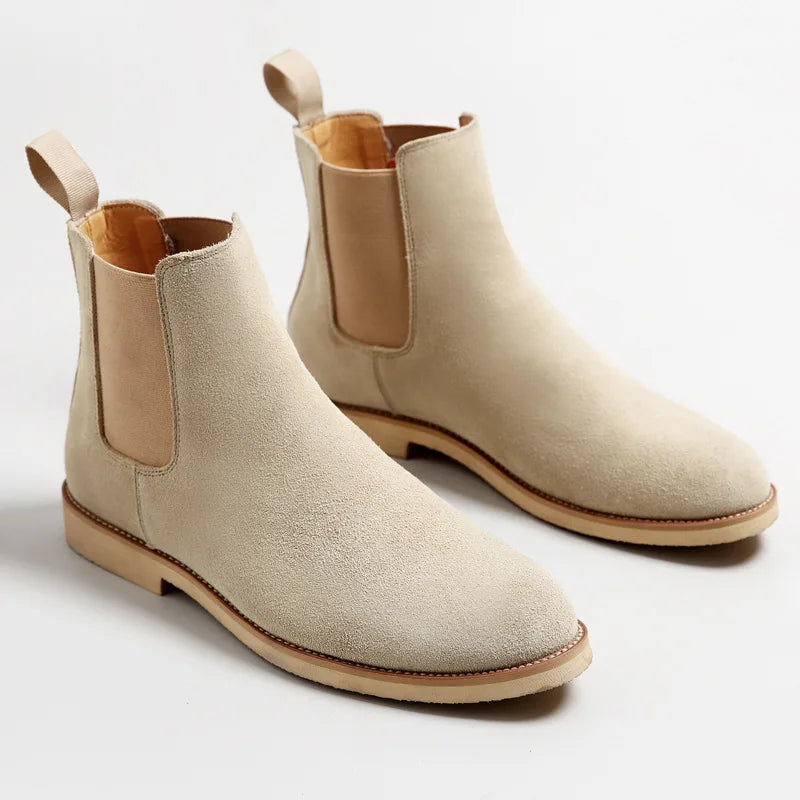 Retro Suede Genuine Leather Boots