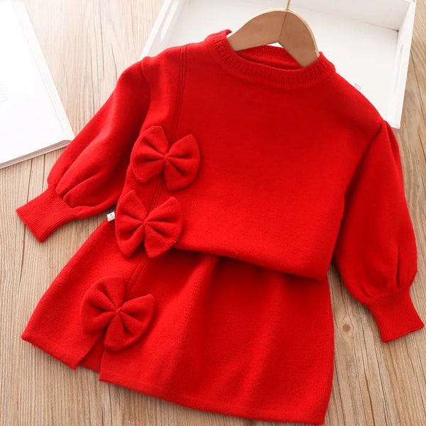 2-piece Long sleeved Sweater Set