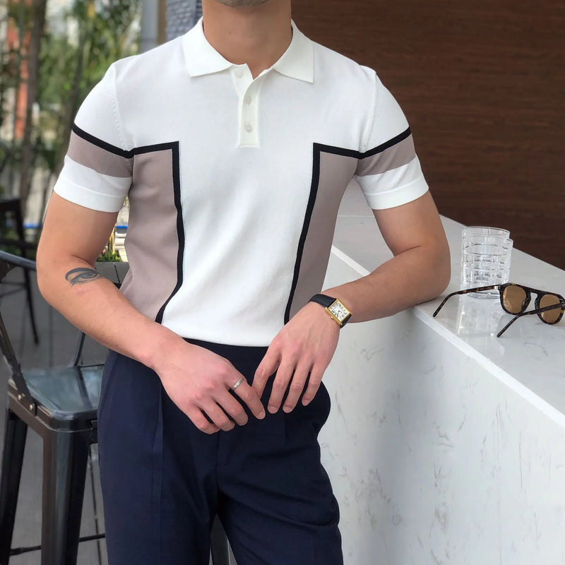 Summer Cotton Men Polo Shirt Business