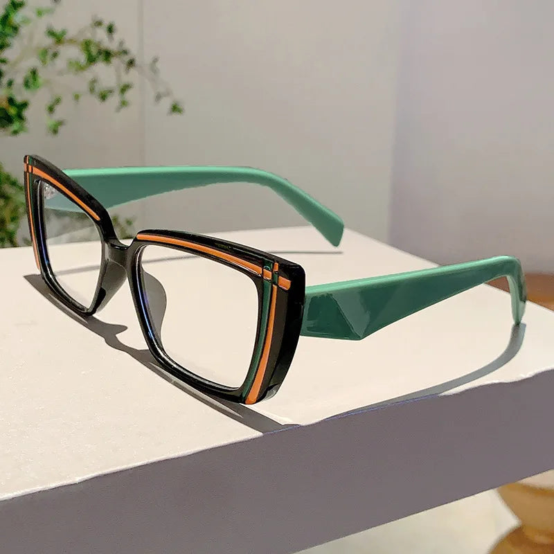 Vintage Anti Blue Light Optical Square Glasses Frame