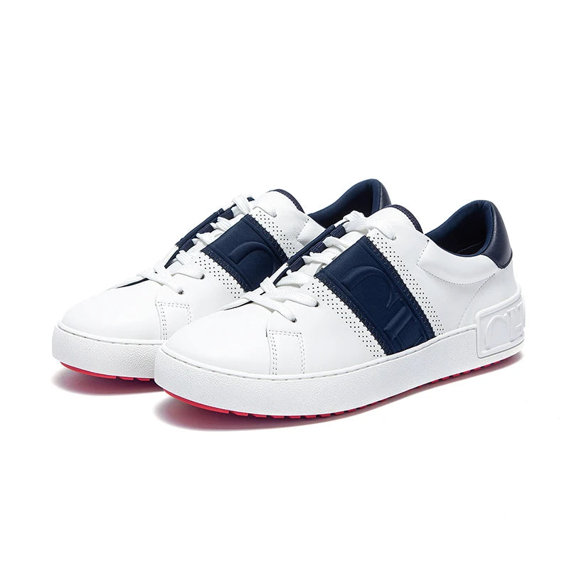 White Flat Board Balance Press Insole Comfort Sneakers
