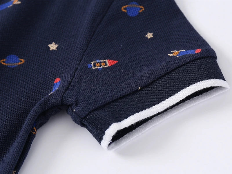 Polo Shirts Luxury Stand Collar Sport