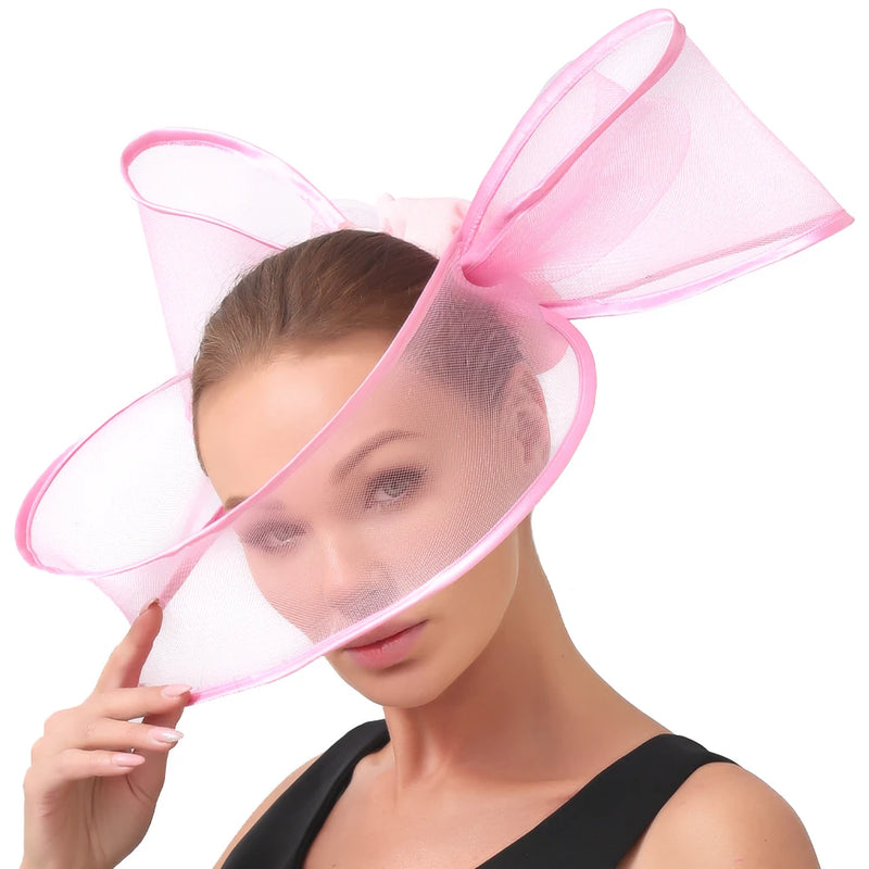 New Elegant Fascinator Wedding Pillbox Hat