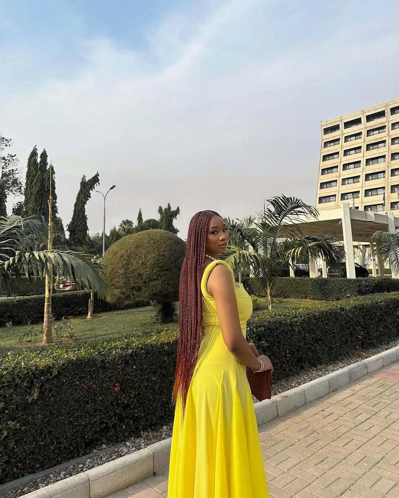 Sleeveless Strapless Big Swing Long Maxi Dress