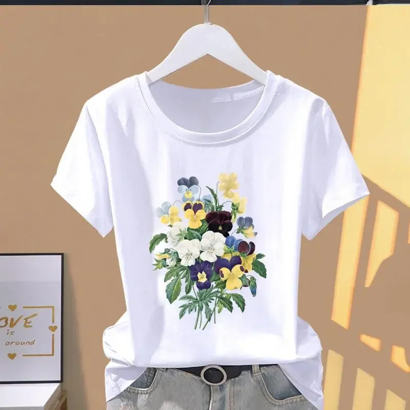 Casual Explosive Short Sleeve T-shirt