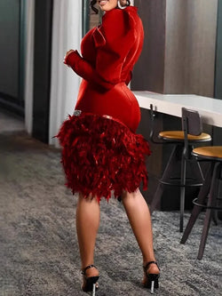 Evening Robe Bodycon Dress