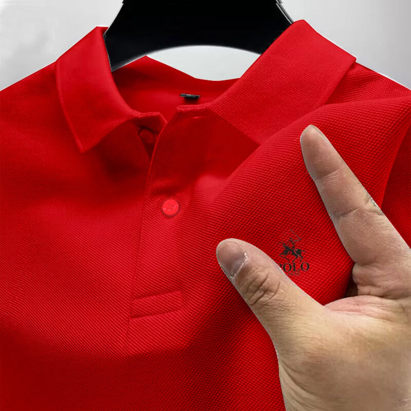Business Polo high-quality short sleeved
