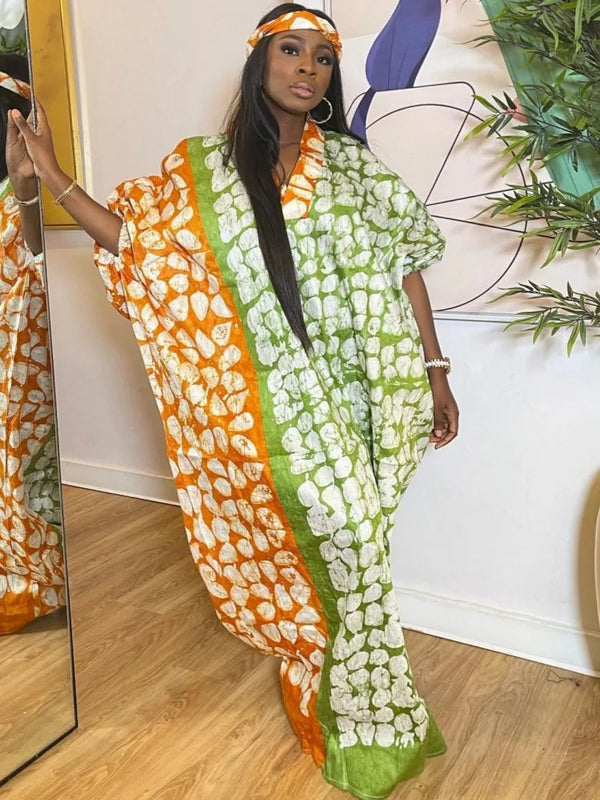 Dashiki Abaya Maxi Dress Boubou