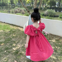 Elegant Lolita Child Big Girls Midi Dress