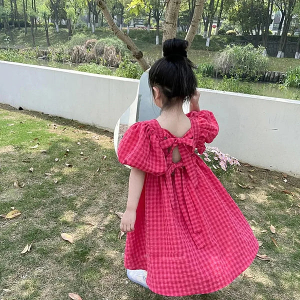 Elegant Lolita Child Big Girls Midi Dress