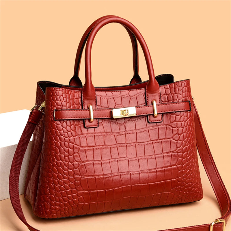 Soft Leather Designer Handbag