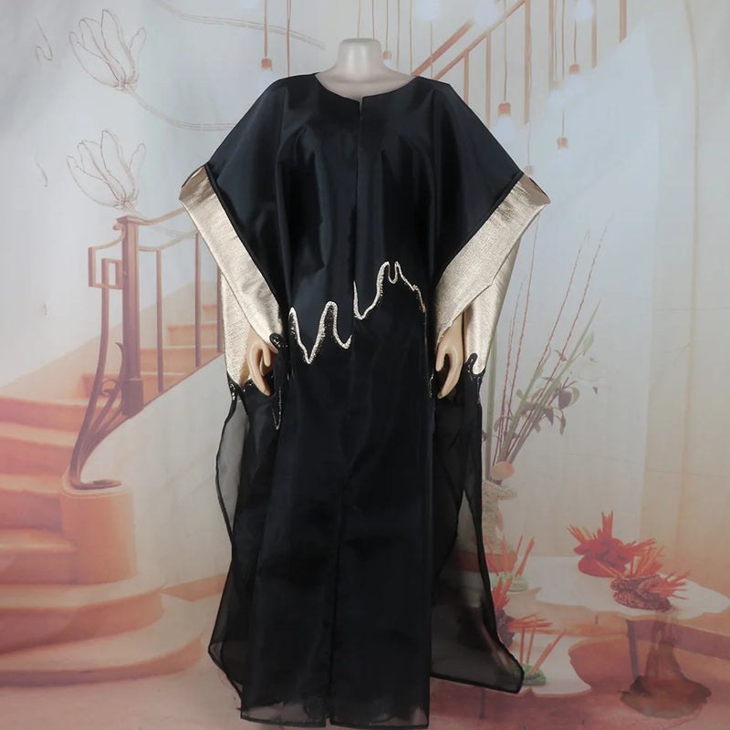Two-Piece Pair with lace lingerie Boubou Dress