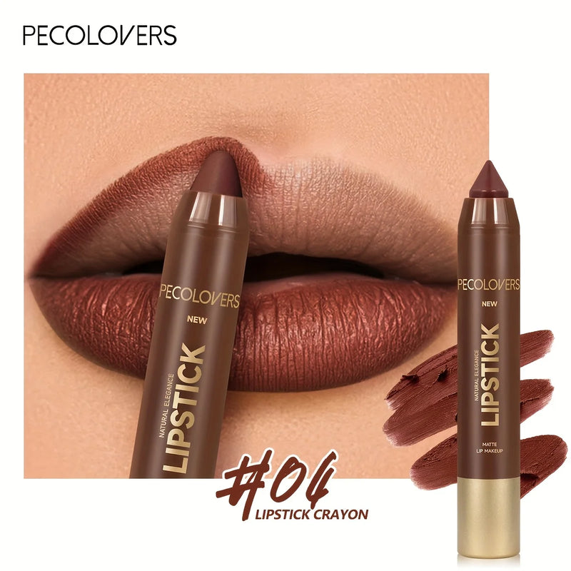 Velvet Contouring Lip Liner Crayon, Matte Tapered Gradient Lipstick Pen