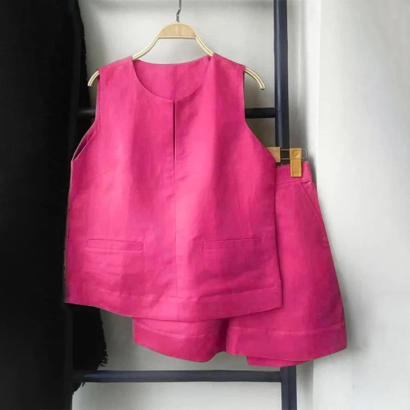 Tracksuit Loose Sleeveless Tank and Short