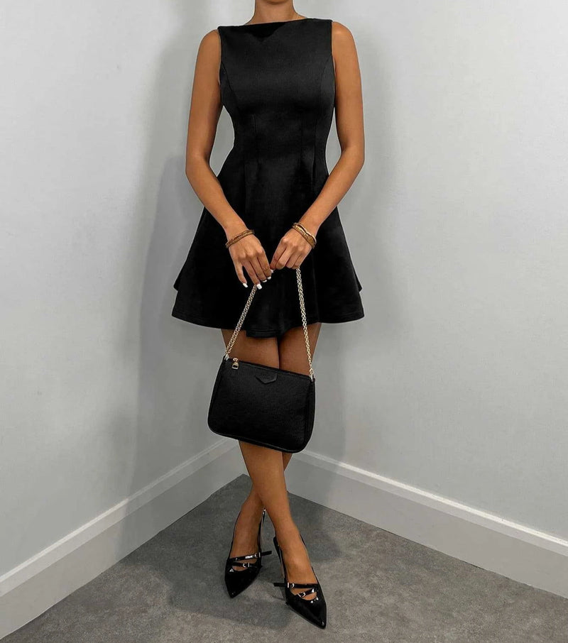 Summer Short Skirt V Neck Backless Dress