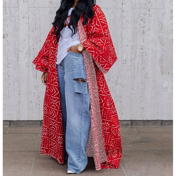 Cover-Ups V Neck Beach Long Maxi Kimono