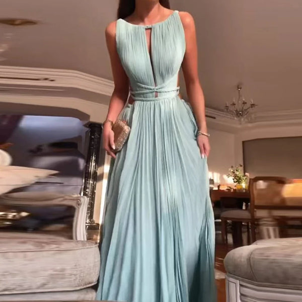 Elegant Sexy Hollow Out Backless  Dress