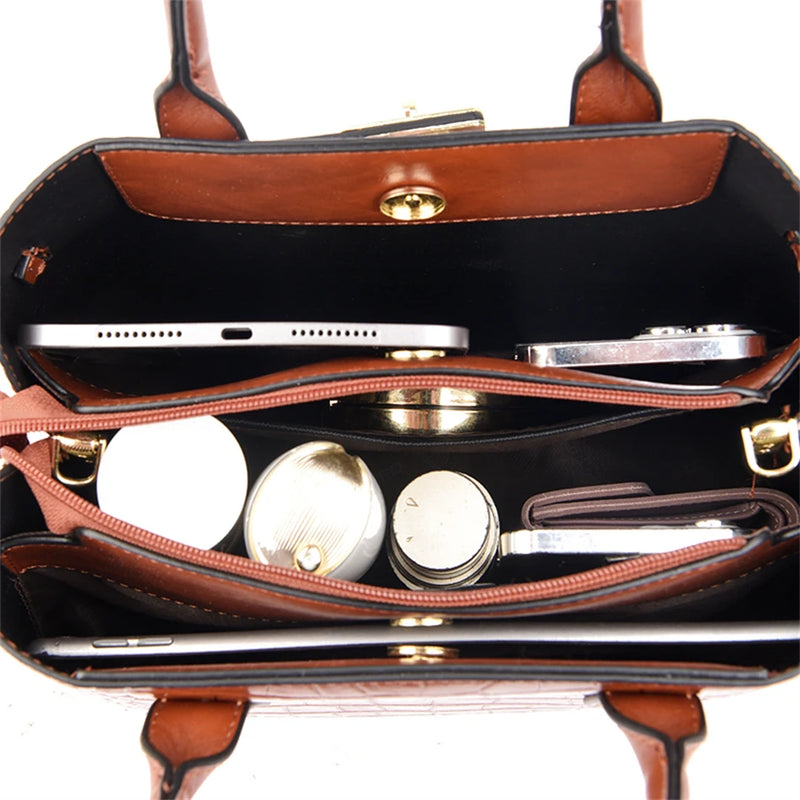 Soft Leather Designer Handbag