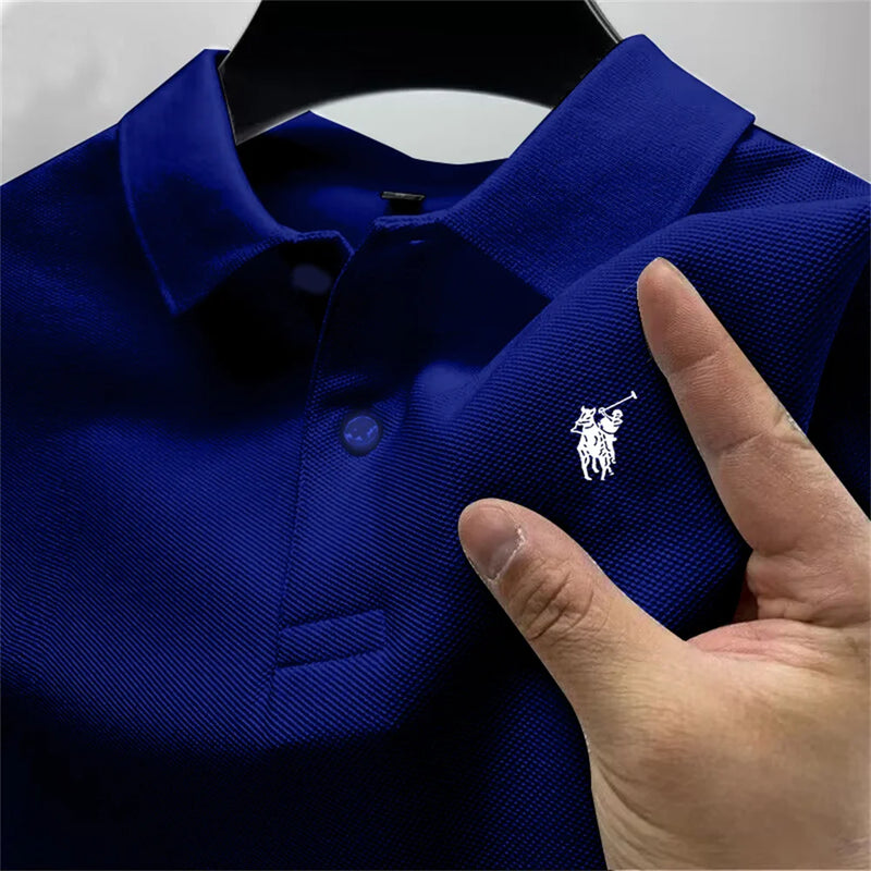 Summer high-end men's polo shirt