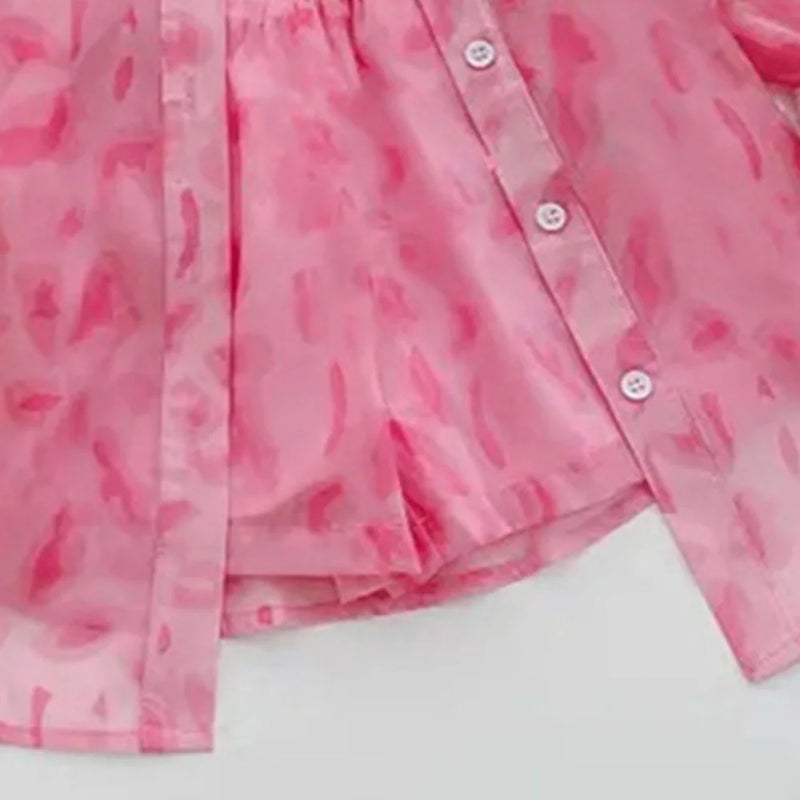 Sunscreen Jacket + Shorts Two-piece Set