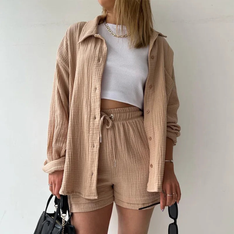 Casual Loose Short Pants Sets