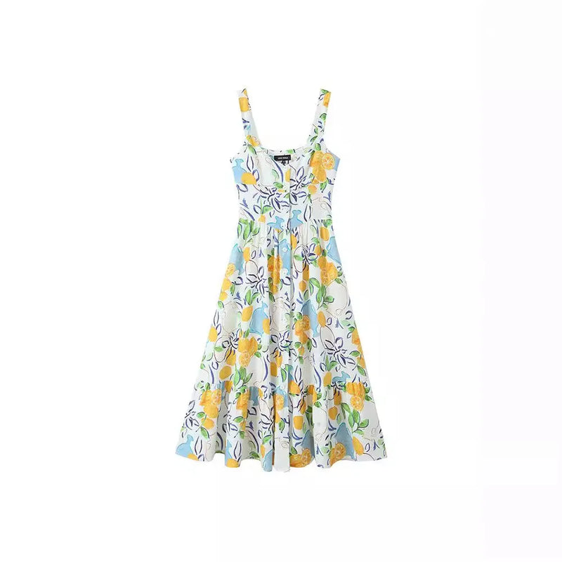 Bohemian Backless Sling Summer Dress