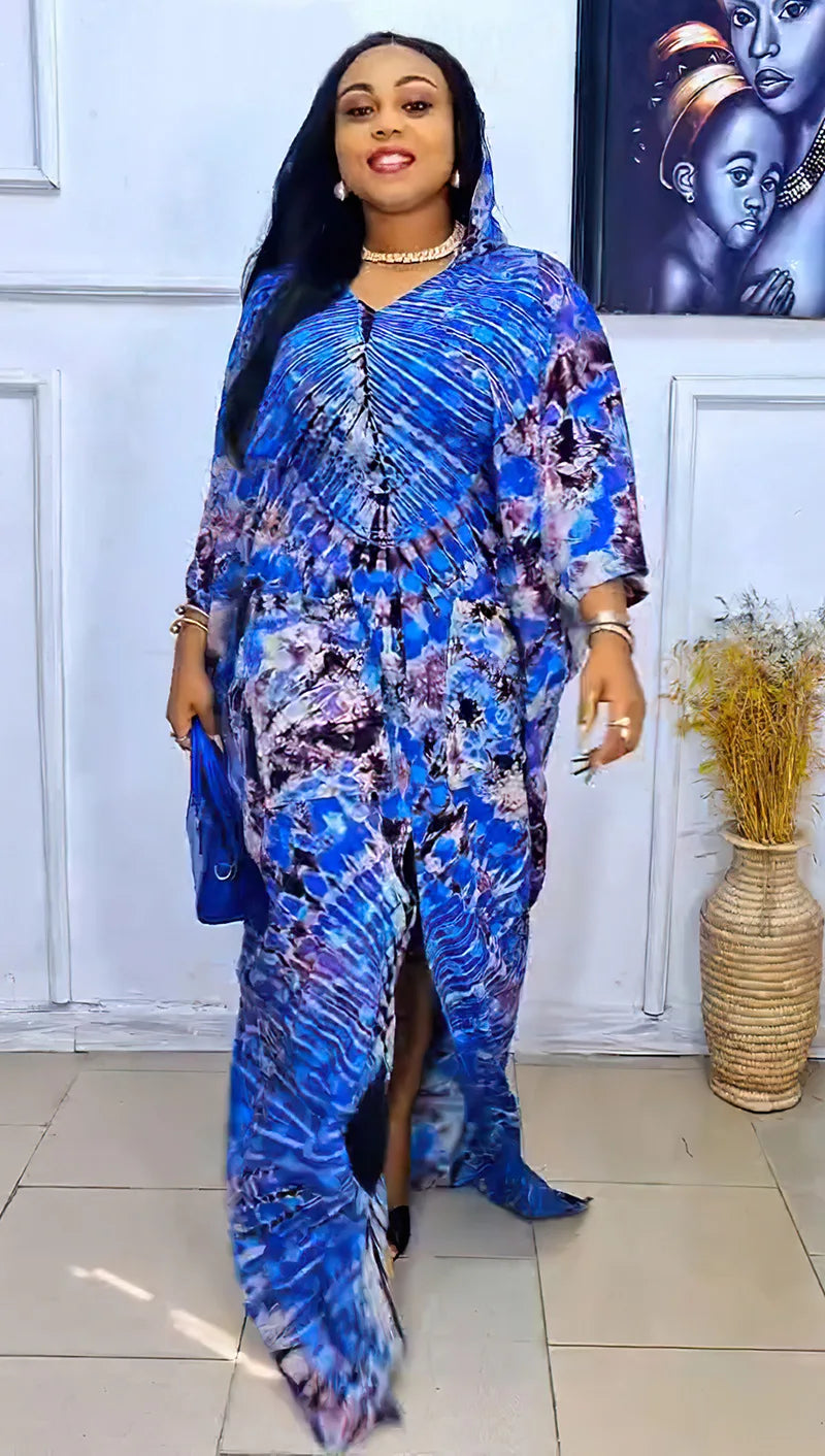 Dashiki Kaftan Maxi Long Dress