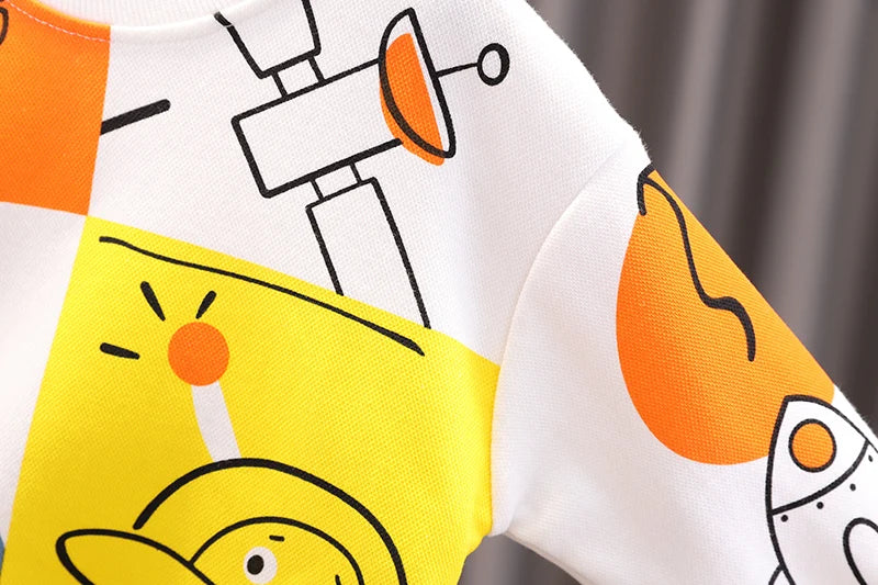 Baby Boys Girl Cartoon Cotton Casual T-Shirt Sportswear