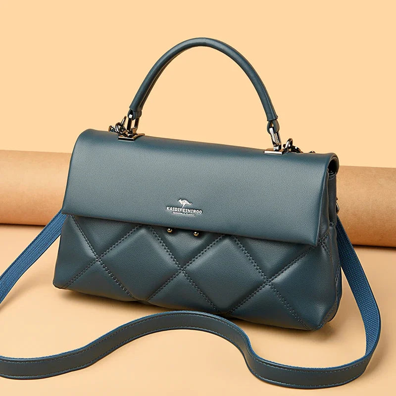 Designer Luxury Shoulder Soft Leather Crossbody Bag
